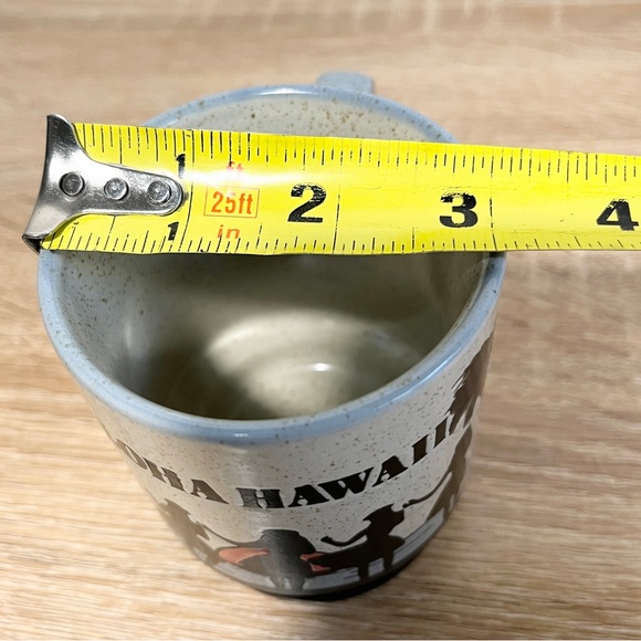 Vintage Aloha Hawaii Silhouette Hula Dancers Coffee Tea Mug Cup - Picture 9 of 9